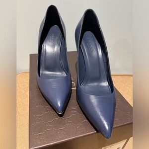 Gucci Blue Heels